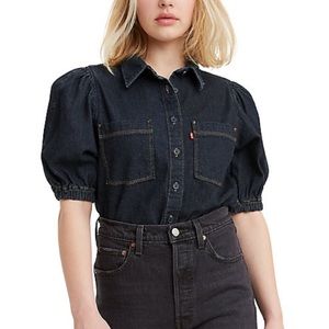 Women's Levi's® Alice Short Sleeve Denim Blouse